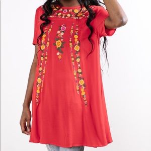 Piper & Scoot Willa Embroidered Tunic/Dress